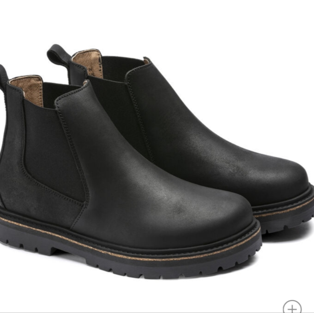 Birkenstock Stalin Boots (Grey-Black Nubuck)